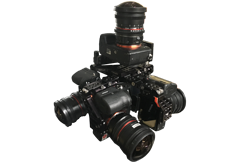 360°, Rig, Sony, Alpha, 7S, MKII, 4K, MiniEye, NakedEye, Walimex, rent