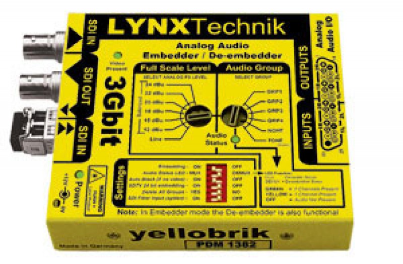 Lynx, PDM 1382, AudioEmbedder / Disembedder, rent